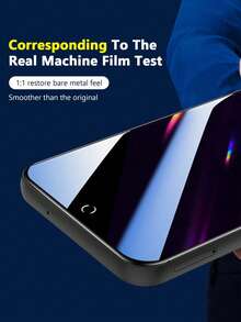 Gorilla Hero 4pcs/Pack, Compatible With Samsung Series Anti-Peeping Privacy Screen Protector, 28° Side Privacy Protection, 3D Tempered Glass Curved Edge, Shatter-Resistant, Suitable For Samsung S20 Fe/S24 FE/A54/A15/A05s/A06/A35/A54/A55/S23 Fe/A16/A26/A36/A56 - Black - View 5