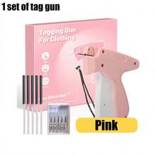 Fine Sewing Gun, Mini Sewing Gun, Quick Clothing Repair Tool, Micro Label Gun, With 6 Fine Needles And 1000 Fasteners, Quick Adhesive Sewing Gun, Hemming Tool, This Item Has AB 2 Set Options - A: 1 Set Label Gun, B: Separate Glue Needles 20pcs (2000 Shots) - Black - View 11