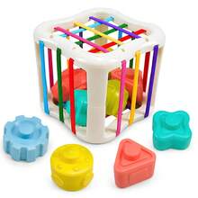 Sensory Educational Cube Kit For Babies Geometric Shapes Castela - Multicolor - Ver 1