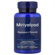 Miriyalyad Life Extension ‑Mag Magnesium L‑Threonate Magtein, Memory & Cognitive Function Support, 90 Vegetarian Capsules Dietary Supplement - 1件 - 查看 1