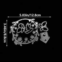 1件蒲公英金屬切割模具，蒲公英模切，DIY剪貼簿藝術家切割模具模板，用於相簿裝飾紙卡手工模切，卡片製作 - 銀色 - 查看 14