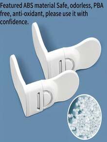 2/4/8pcs Safety Lock Set, Perfect For Securing Cabinets, Drawers And Refrigerators - Easy Installation Without Drilling, Made Of Durable ABS Material, Suitable For Refrigerators, Drawers, Cabinets - Upgraded Version - View 5