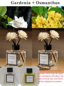 1pc/2pcs 50ml Home Fragrance Oil Set, Osmanthus, Jasmine, White Peach, White Tea, Gardenia Scents, Long-Lasting And Fresh, Suitable For Bathroom, Living Room, Bedroom (Random Quantity Of Fragrance Sticks/Decorative Flowers) - 多款香型 - 查看 16
