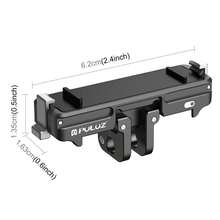 Puluz 黑色磁吸 ABS 快拆底座，適用於 Insta360 GO3/GO 3S - 查看 4