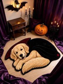 1pc Golden Retriever Doormat, Living Room Rug, Carpet, Area Rug, Small Area Rug, Mat, Home Decor, Large Living Room Rug, Round Rug, Living Room Home Decor, Room Decor, Washable Rug, Graduation Gift - Golden Retriever - View 3