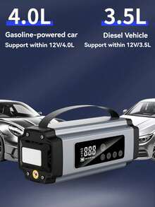 7-In-1 Car Jump Starter Power Bank With 150PSI Air Pump, 12V Portable Car Battery Jump Starter, Emergency Tool Kit - MC6613 - View 8
