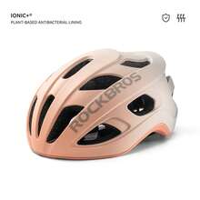 ROCKBROS 1pc Lightweight Cycling Helmet, Breathable & Ventilated, With Deodorizing & Antibacterial Liner, Wear-Resistant Edge Protection, Adjustable Size 58–62cm, Suitable For Road Cycling, Mountain Biking And Daily Commuting - Multicolor - View 21