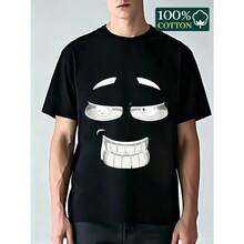T-shirt à manches courtes pour homme en polyester imprimé graphique col rond coupe régulière pour un usage quotidien, décontracté en plein air et streetwear, chemise légère et confortable, tenue - Noir - Voir 7