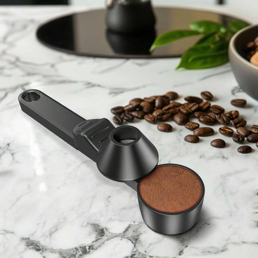 Creative Novel Coffee Scoop, Multi-Purpose Measuring Spoon With Spill-Proof Design Portioning Powder. Coffee Powder, Tea Leaves, Milk Powder Various Powdered Ingredients. Kitchen Seasoning, Coffee Brewing, Milk Tea Making, Parties, Barbecues Camping. - View 1
