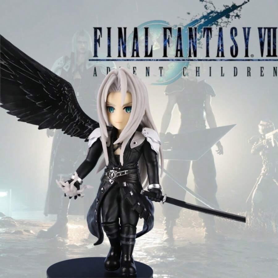 Fi/Nal Fan/Tasy VII (FF/7) Sep/Hi Roth 人偶，經典最終魔王收藏模型，忠實還原遊戲角色，Q版桌面裝飾，FF7 官方遊戲週邊，FF 遊戲迷的完美禮物 - 彩色 - 查看 1