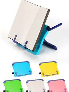 1pc Adjustable Reading Book Stand, Plastic Material, Minimalist Multi-Functional Reading Support, Suitable For Reading, Studying, Sheet Music, Textbooks, Painting Learning Supplies, Back To School Essential - Rectangle - View 3