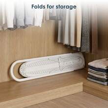 Portable Mini Ironing Board Rack For Clothes, Sleeves And Shirts - Small Size, Easy To Store And Carry - White - View 6