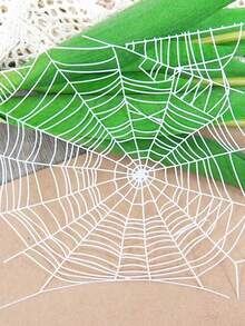 Halloween Spider Web Decoration Template, 3D Art Style, Suitable For Halloween, Trick Or Treat Events, Scary Party Decor, Halloween Scene Setup, Yard Decoration, Haunted House Decor, Home Decor, Garden Decor, Wall Decor, Fence Decoration - One Size Fits All - View 5