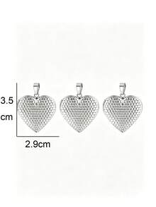 3pcs Fashion Stainless Steel 18K Gold Plated Heart Oval Portrait Relief Locket Pendant, Locket Photo Box With Flip Cover, DIY Unique Ideal Gift For Friends Birthday, Family, Mom/Grandma/Wife Anniversary Gift, Autumn Fashion, Casual, Vintage, Personalized, Daily Wear, Party, Mother's Day, Valentine's Day, Graduation, Wedding - Multicolor - View 22