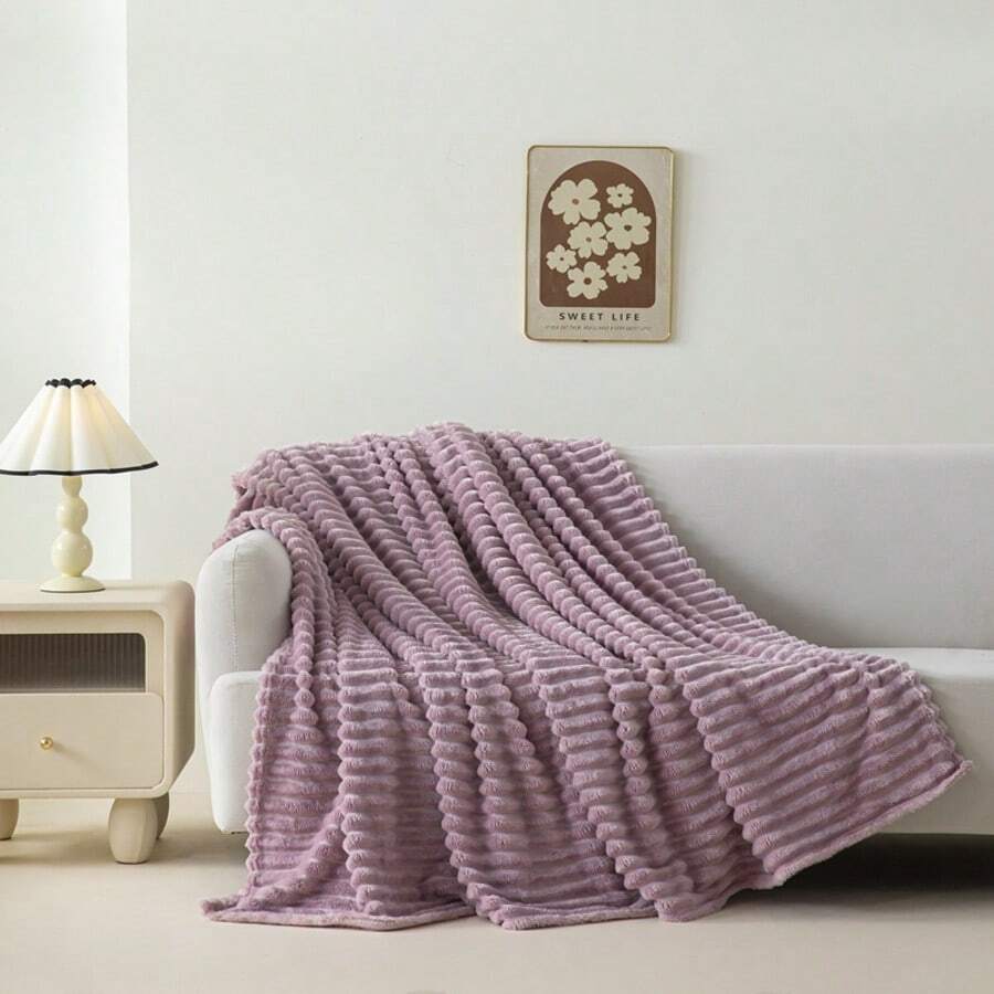 1pc Soft Plush Blanket Modern Style Machine Washable All Season Suitable For Bed Sofa Camping Gift Room Bedroom Decor Halloween