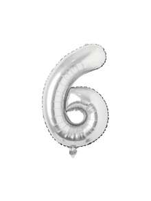 1pc 32 Inch Large Silver Number Foil Balloon, Suitable For Birthday Party Decoration, First Birthday Scene Arrangement, Atmosphere Background Decoration, Anniversary Decoration, Wedding Decoration, Valentine's Day, Mother's Day, Christmas Decoration, Indoor And Outdoor Decoration, Home Decoration, Room Decoration, Graduation Ceremony Decoration - Silver - View 13