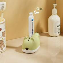1pc Premium Toothpaste Squeezers, Manual Dispenser, Suitable For Cream, Ointment, Plastic Toothpaste Holder, Bathroom Organizer Additions. Toothpaste Squeezing Tool, Toothpaste Tube Distributor,Toothpaste Holder, Stylish Design, Durable Construction - Multicolor - View 6