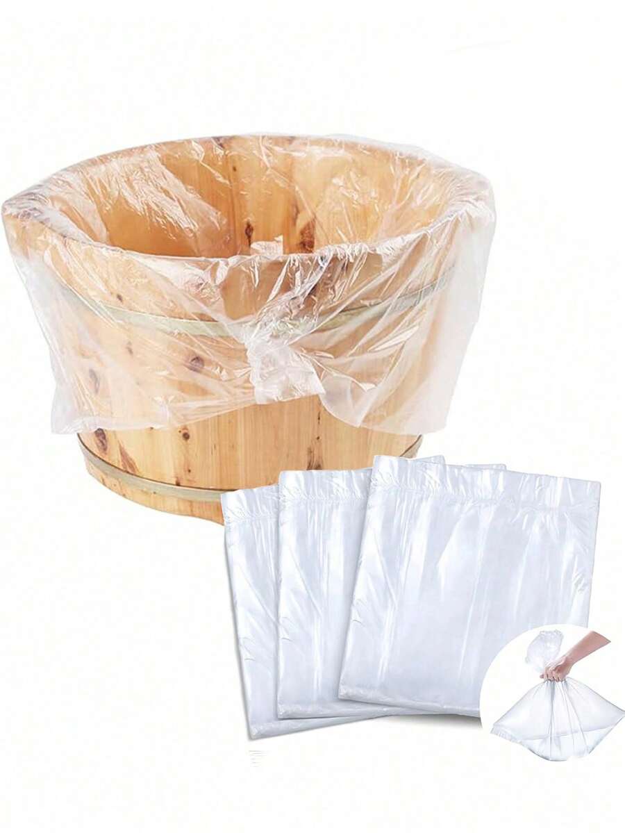 10/80pcs Disposable Foot Bath Liners, Portable Foot Bath Basin Bags, Plastic Foot Spa Bags, Thin Large Size Foot Bath Liners, Disposable Foot Spa Liners, Suitable For Foot Spa, Hotel, Home Use, Foot Care Tools, Foot Bath Basin And Spa Accessories, Travel Foot Bath Basin Bags