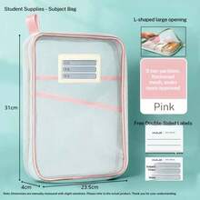 Student Office Document Storage Bag, Suitable For Document Storage, Book Storage, Subject Classification Material Storage, Test Paper & Assignment Storage Bag, Back To School Essential,Back To School Season - Sets - View 6