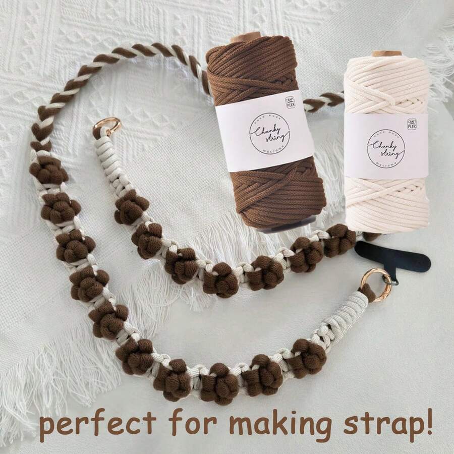 Macrame Cord 5mm X 45 M, Colorful Twisted Rope, Rope, Macrame Yarn For Wall Hangings, Plant Hangers, Crafts, DIY Decorating Projects - Multicolor - View 1