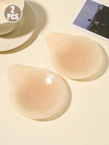 Silicone Nipple Covers, Reusable Invisible Self-Adhesive Breast Pads, Suitable For Backless Dresses, Weddings, Parties - Multicolor - View 3