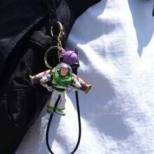 Hasbro 1個可愛玩具動員卡通角色鑰匙圈，可愛動漫角色鑰匙圈，創意包包吊飾汽車鑰匙圈裝飾，粉絲專屬禮物時尚配件，完美生日禮物裝飾小驚喜 - 彩色 - 查看 5