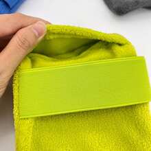 2pcs Sand Remover Gloves, Easy Cleaning, Reusable Fleece Design, Suitable For Home, Beach Activities And Vacation, Essential Beach Cleaning Tool - Multicolor - View 8