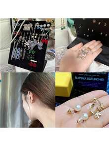 100 Pcs Silver Round Disc Earring Back Stoppers, DIY Jewelry Accessories, Pin Back Design, Easy To Install, Perfect For Jewelry Making & Repair - Multicolor - View 5