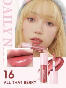 PERIPERA Ink Glasting 唇釉 #16 All That Berry 1 支 4.5ml，濃郁中性玫瑰莓果色玻璃光澤保濕唇蜜，低黏膩感，適合所有膚質、四季日常柔和妝容 - 016 所有漿果(軟漿果) - 查看 1
