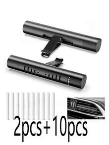 2 buah Klip Diffuser Aromaterapi Minimalis, Diffuser Penyegar Udara, Aksesori Dekorasi Mobil, DIY Pengharum Ruangan yang Dapat Disesuaikan, Termasuk 10 Stik Isi Ulang, Cocok untuk Mobil, Kantor, Dapur, Kamar Mandi, Kandang Hewan Peliharaan - Beraneka warna - View 7