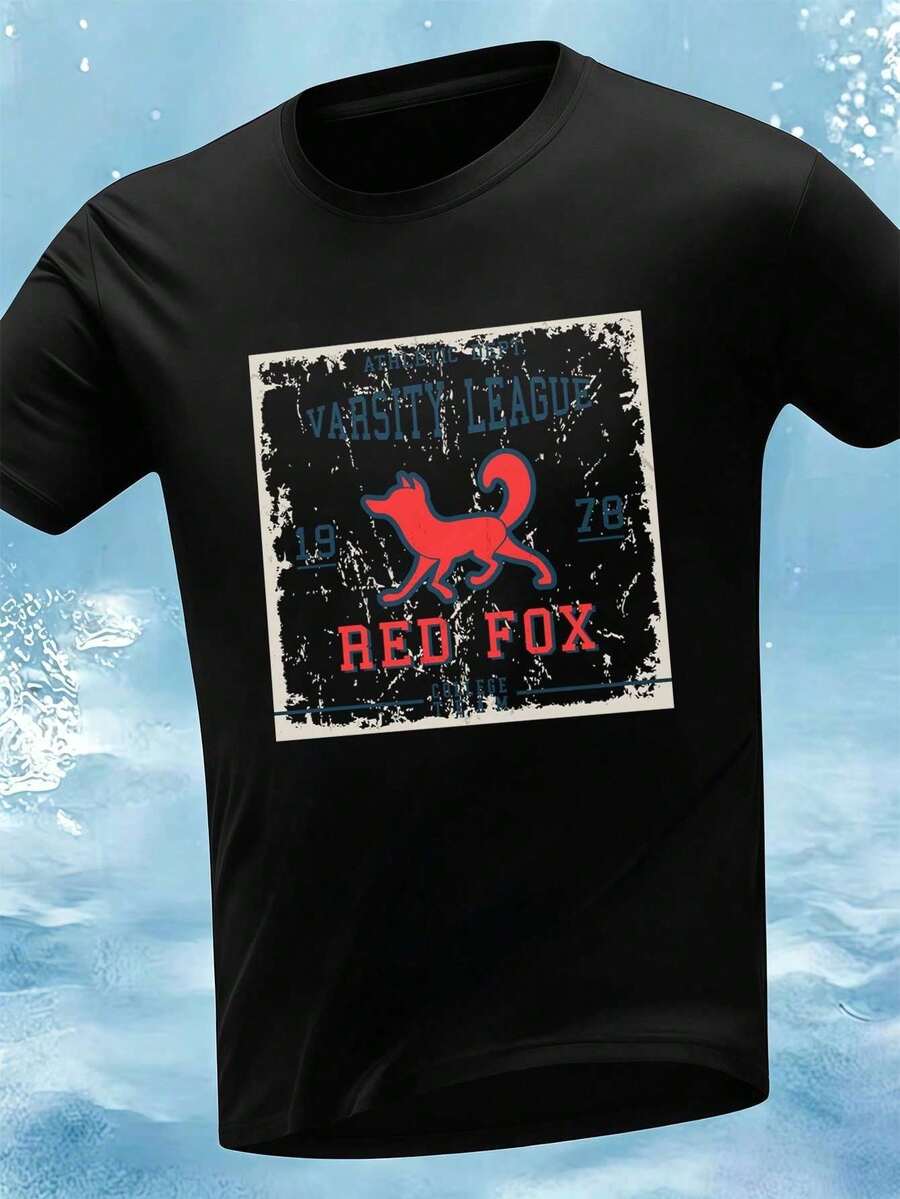 Men T-Shirts - 黑色 - 查看 1