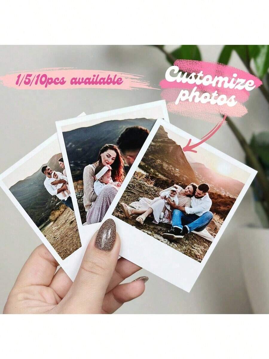Personalized Photo Print Custom Photo Printing Small Photo Prints Unique Paper Anniversary Gifts Personalized Photo Decor Room Keepsake Home Decor Gift For Her Him Mum Friends, Vintage Aesthetic Style