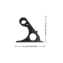 1/2 Set PETG Material Motorcycle Helmet Hook, Bicycle Helmet Wall Mount, Easily Supports Full Face Helmet, Easy Installation, Multi-Hole Design For Storing Various Items, Suitable For All Motorcycle And Bicycle Enthusiasts, Home Storage Hook, Garage Storage Hook - Multicolor - View 2