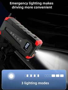 Portable Car Jump Starter With Air Compressor, Jump Starter Battery Pack, 5000A Peak With 150 PSI Tire Inflator, 12V Car Battery Jump Power Pack, Car Jumper Starter Portable, 5 In 1 Function Jump, Battery Charger - Multicolor - View 9