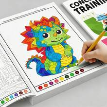 48-Page Fun Drawing And Activity Book, Featuring Animals, People, And Architecture Themes, Interactive Creative Art Book, Perfect Birthday And Holiday Gift For Boys And Girls - Multicolor - View 8