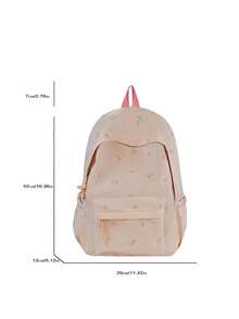 LECEY Mochila de gran capacidad para estudiantes de secundaria, preparatoria y universidad para mujeres - Rosa - Ver 6