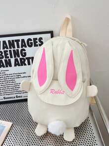XD Nueva mochila ligera de conejo para niños, mochila compacta - Mochila de estudiante ligera y cómoda, adecuada para volver a la escuela, viajes, aprendizaje, mochila para niños, unisex, regalo perfecto - Multicolor - Ver 11