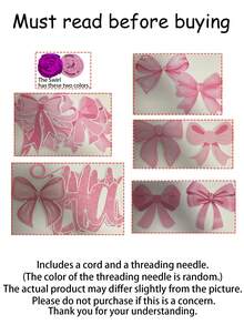 Chic Pink Bow Birthday Banner And Spiral Decorations - Classic Paper Hanging Ornaments For Party Celebrations, English Text, Birthday Party Decorations Pink Bow Birthday Banner Celebration Decor - Multicolor - View 4