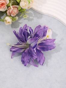 1pc/2pcs Beach Bohemian Vacation Style Artificial Flower Hair Clip - Multicolor - View 9
