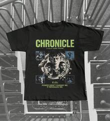 T-Shirt With Graphics From The Film Chronicle, By Josh Trank, For Fans Of The Science Fiction Film Telekinesis - 黑色 - 查看 1