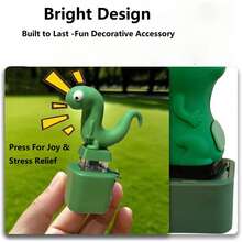 2026 New Lizard Rechargeable Keychain, Sound & Colorful Light Button Toy, Anxiety Relief For Car & Bag Charm, Unique Father's Day Gift, Stress Toy - 1 - 查看 6
