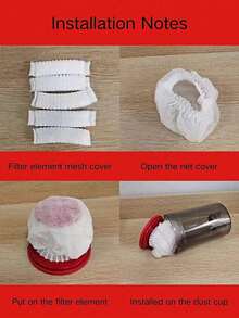 10入 7*10cm 一次性吸塵器濾布，通用型不織布濾網配件 - 多色 - 查看 4