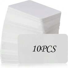 100pcs/50pcs/10pcs Premium White Blank Business Cards 3.5x2.2 Inch Small Blank White Cardstock Memo Cards Kraft Paper Business Cards - View 8