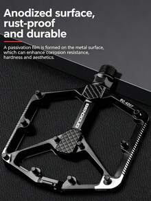 1 Pair WEST BIKING Bicycle Aluminum Alloy Bearing Lubricated Platform Pedals, Mountain Bike Riding Equipment - Multicolor - View 8