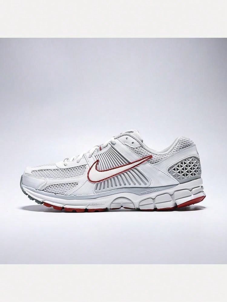Men's Nike Zoom Vomero 5 Low-Top Athletic Casual Shoes FB9149-009 - Red and White - View 1