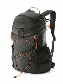 CAMEL CROWN Outdoor Fashion Backpack: Lightweight And Stylish Hiking Backpack, Suitable For Outdoor Hiking Trips - Phantom Black - View 1
