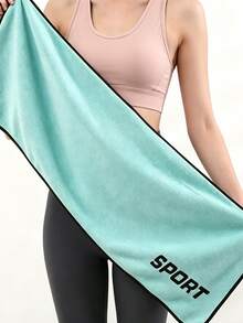 Ultra-Absorbent Fitness Yoga Towel Gym Training Sports Towel For Gym Running Cycling Outdoor Sports Use Fitness Workout Equipment Beach Towel Yoga Accessories Summer Travel Camping Essentials Hiking Outfits Room Bathroom Decor - Multicolor - View 14