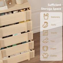 Buffets & Sideboards - Natural 5 Drawers - View 2