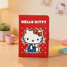 Miniso Non-Woven Fabric Notebook Cute Series A6 Compact Pocket Journal Doodle Stationery For Students Soft Non-Woven Cover (1 PC) - Mixed color - View 3