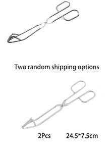Stainless Steel Bread Tong – A Simple Tong For Pastries And Sweets, Suitable For Baking, Ling, And Restaurant Use. - Multicolor - View 13